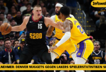 Teilnehmer: Denver Nuggets gegen Lakers Spielerstatistiken Spiel